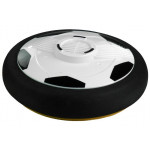 Lietajúci futbalový disk čierno-biely